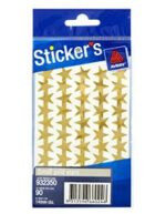 Avery Gold Multi-purpose Stickers, Small Stars, 90/Pack