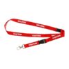 Rexel Pre-Printed Visitor Lanyard Pack of 5 Red