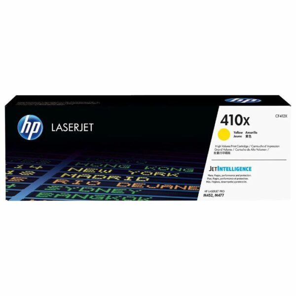 HP 410X High Yield Laser Cartridge Yellow