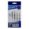 Avery Small Silver Stars - 90 lables/pk
