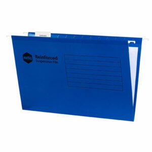 Marbig Reinforced Suspension File Complete Foolscap Blue Pack 25