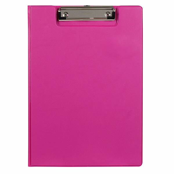 Marbig Clipfolder A4 PE Pink Box 6
