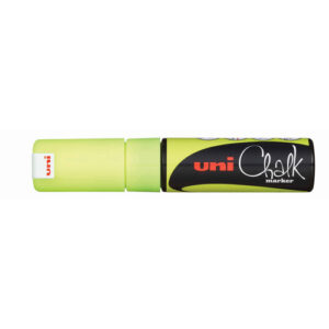Uni Wet Erase Liquid Chalk Marker PWE-8K Fluro Yellow