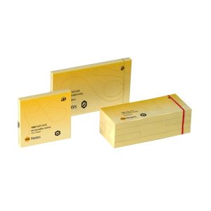 Marbig Adhesive Notes Yellow 75 x 75mm 12 Pack