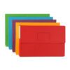 MARBIG SLIMPICK FOOLSCAP DOCUMENT WALLET BRIGHTS ASSORTED PK10