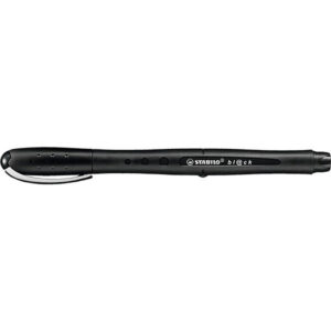 Stabilo Bl@ck Rollerball Pen 1.0mm Black 10 Pack