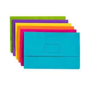 Marbig Slimpick Wallet Bright Assorted 10/Pack