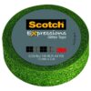 Scotch Expressions Glitter Tape 15mm x 5m Green