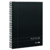 Spirax 400 Platinum Notebook A4 200 Page Black
