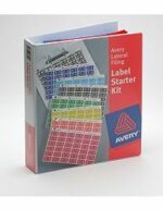 Avery Side Tab Colour Coding Labels Starter Kit 43399