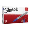 Sharpie Retractable Permanent Marker Fine Point Blue Sharpie Retractable Permanent Marker Fine Point Blue