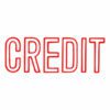 Xstamper 1019 CREDIT Stmap Red