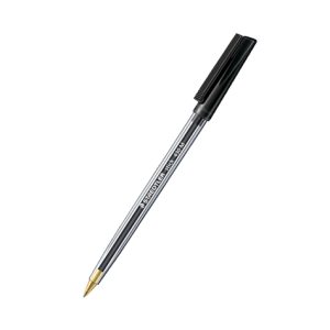 Staedtler Stick Ballpoint Pens Medium Black Pk/10