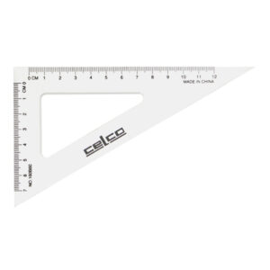 Celco 60 Degree Set Squares 16cm Clear
