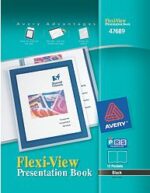 Avery Flexi-View Presentation Book 47688 Black