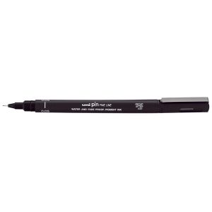 Uni Pin Fineliner Pen Black 0.5mm 12 Pack