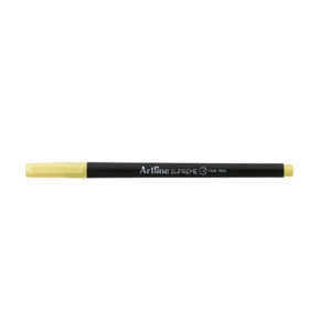 Artline Supreme Fineliner Pen 0.4mm Pastel Yellow Pack 12