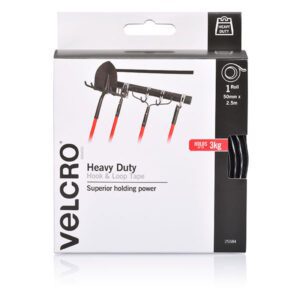 Velcro Brand Heavy Duty Hook and Loop Fasteners Tape 50mm X 2.5m