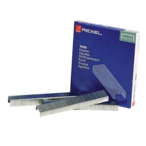 Rexel No. 23 Silver Staples 23/8 Pk/1000