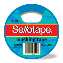 Sellotape Blue Masking Tape 25mm x 40m