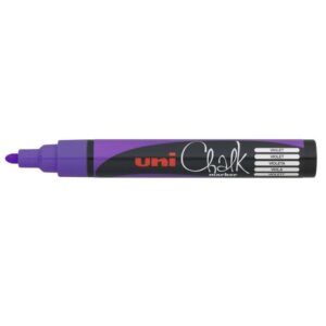 Uni Liquid Chalk Marker Bullet Tip PWE-5M Violet