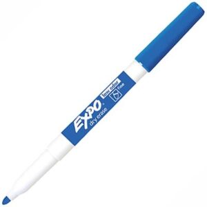 Expo Fine Whiteboard Marker Blue 12 Pack