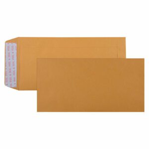 Cumberland Pocket Envelopes DL 220X110 Strip Seal Gold 85gsm Bx500