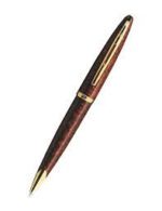 Waterman Carène Ballpoint Pen Marine Amber Gold Trim S0700940
