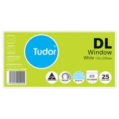 Tudor DL Window Envelope P-n-S Secretive Pack 25