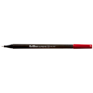 Artline Supreme Fineliner Pen 0.4mm Dark Red Pack 12