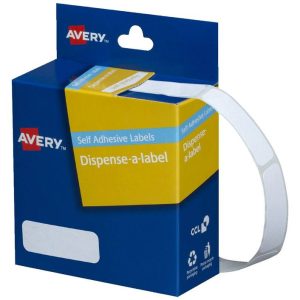 Avery Dispenser Labels White Rectangle 13 x 36 mm 700/Pack
