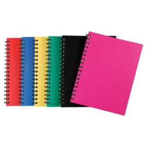 Spirax No.511 A5 Hard Covered Notebook 200 Page Assorted