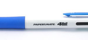 Papermate 4Ball Retractable 4 Colour Ballpoint Pen Pack Of 12