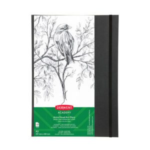 Derwent Academy Visual Art Diaries are a must-have for artists of all ages. Made with high-quality Derwent 140 gsm acid free cartridge paper, these diaries come in a range of sizes and orientations. Additional features include an elastic closure and perforated pages so you can tear out your artwork.