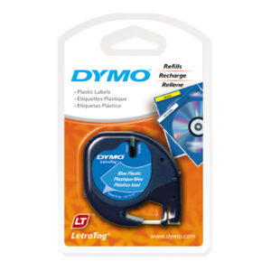 Dymo LetraTag Ultra Blue Tape 12mm x 4m SD91205