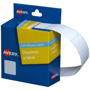 Avery Dispenser Labels White Square 19 x 19 mm 900/Pack