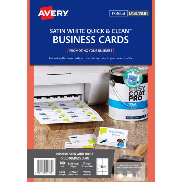 AVERY 936230 business cards