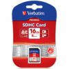 VERBATIM SDHC CARD 16GB CLASS 10
