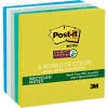 Post-it 654-5SST 30% Recycle Super Sticky Notes Tropical 76x76mm 5Pads/Pack