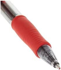 Pilot Retractable Supergrip Ballpoint Pen Fine Red