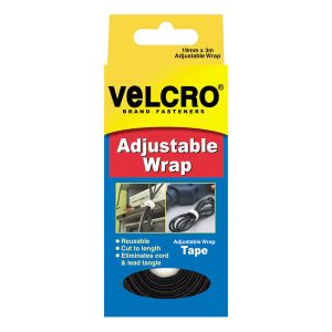 Velcro Adjustable Wrap White 19mmx3m