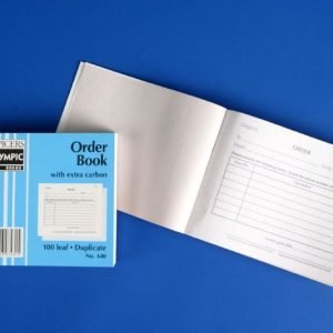 Olympic Order Book 100x125mm Duplicate #640