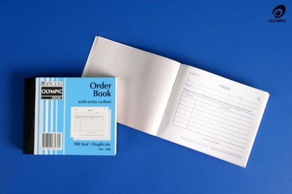 Olympic Order Book 100x125mm Duplicate #640