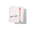 Marbig A4 Insertable Manilla Dividers Extra Wide 5 Tab 37650