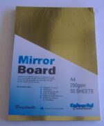 Foilboard A4 250gsm Gold PK50
