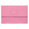 Marbig Slimpick Document Wallet Foolscap Pink Pack Of 50