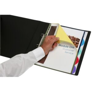 Marbig A4 5-Tab Coloured Extra Wide Dividers 37845