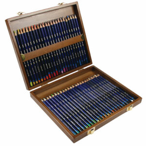 Derwent R2300151 Inktense Pencils Wooden Box 48 Pack