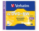 Verbatim 94520 DVD+RW 4.7GB 4X JEWEL CASE PK1