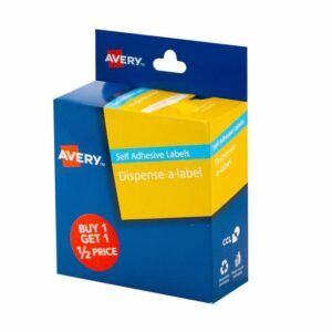 Avery 937353 Message Buy 1 Get 1 1/2 Price Label Red 300 Pack